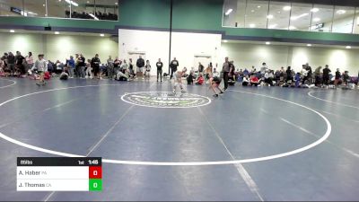 85 lbs Quarterfinal - Avery Haber, PA vs John Thomas, CA