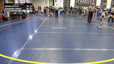 55.6-60.2 lbs Consy 6 - Varvara Zhytnyk, Omp vs Alexzandra Lowden, Trinity