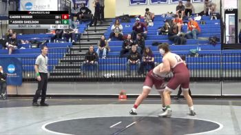 285 lbs Semifinal - Caden Weber, Wisconsin-La Crosse vs Asher Sheldon, Wisconsin-La Crosse
