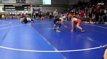 190 lbs Cons. Round 3 - Hunter Merk, Waukee Northwest vs Jay Georgen, West Delaware, Manchester