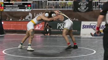 184 lbs 3rd Place - Giuseppe Hoose, Drexel vs Anthony D`Alesio, LIU