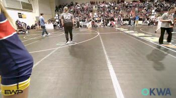 76 lbs Consi Of 8 #2 - Bentley Skinner, Eufaula Ironheads Wrestling Club vs Brinley Leyba, Team Tulsa Wrestling Club