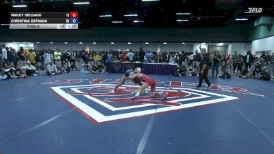 106 lbs Final - Hailey Delgado, TX vs Christina Estrada, CA