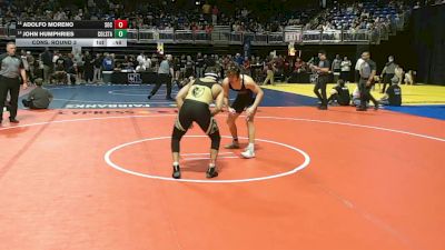 5A 165 lbs Cons. Round 3 - John Humphries, College Station vs Adolfo Moreno, Dallas South Oak Cliff