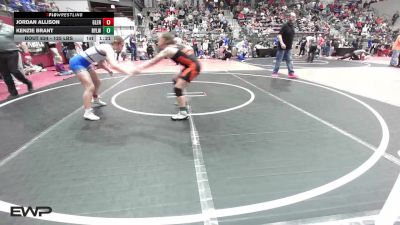 125 lbs Rr Rnd 2 - Jordan Allison, Glenpool vs Kenzie Brant, Roland Youth League Wrestling