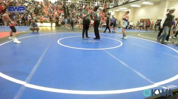 132 lbs Quarterfinal - Kobe Johnson, Sallisaw Takedown Club vs Rayke Wilson, Fort Gibson Youth Wrestling