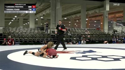 Senior Women Freestyle FS - 57 lbs Quarters - Lorianna Piestewa, Colorado Mesa Wrestling Club vs Virginia Foard, Team Tornado Wrestling Club