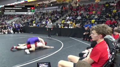 175 lbs Consolation Wb - Jackson Stevenson, North Scott vs Sandy Sehic, Johnston