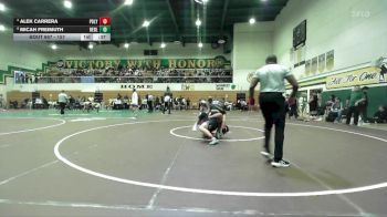 157 lbs 3rd Place Match - Micah Freimuth, Redlands vs Alek Carrera, Poly/Long Beach