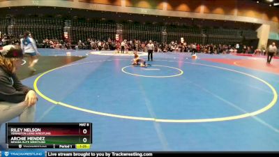 68-75 lbs Round 3 - Riley Nelson, Yerington Lions Wrestling vs Archie Mendez, Nevada Elite Wrestling