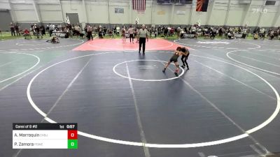 61 lbs Consi Of 8 #2 - Alexander Marroquin, Cvbjj vs Pierce Zamora, Powerline WC