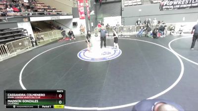 140 lbs Round 1 - Madison Gonzales, California vs Cassandra Colmenero, Daniel Cormier Wrestling Club