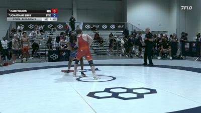 87 kg Cons. Sub-semis - Cain Tigges, Moen Wrestling Academy vs Jonathan Sims, Beat The Streets Cleveland