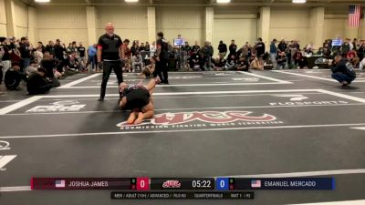 Joshua James vs Emanuel Mercado 2025 ADCC Charlotte Open
