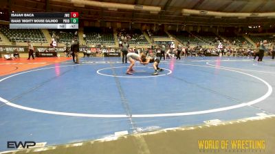 76 lbs Consolation - Isaiah Baca, Juggernaut Wrestling Club vs Isaias `Mighty Mouse Galindo, Prodigy Elite Wrestling