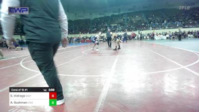 160 lbs Consi Of 16 #1 - Steve Hidrogo, Santa Fe South vs Aidan Bushman, Enid Junior High