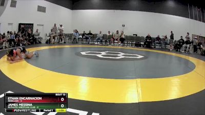 80 lbs Round 5 (6 Team) - Ethan Encarnacion, Rebellion vs James Messina, Ruthless Wrestling Club