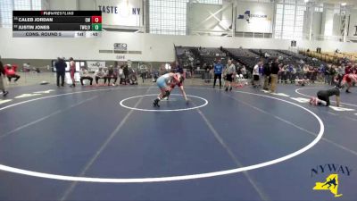 108 lbs Cons. Round 5 - Caleb Jordan, Colonie Wrestling vs Justin Jones, Tri-State Wrestling Club (Hudson Valley)