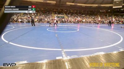 49 lbs Consi Of 8 #2 - Isaiah Meza, Savage House Wrestling Club vs Brooks Chavez, Moyer Elite