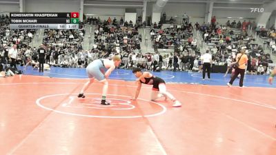 160 lbs Quarterfinal - Konstantin Khaspekian, FL vs Tobin McNair, NC