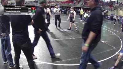 200 lbs Quarterfinal - Hank Thompson, Wrestling With Character vs Beau Mettscher, Lincoln Warriors Wrestling Club