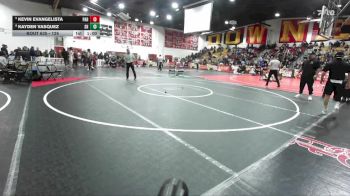 126 lbs Cons. Round 5 - Kevin Evangelista, Paramount vs Kayden Vasquez, South Hills