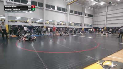 105 lbs Quarterfinal - Shawn Trout, Kunkletown vs Anthony LaBella, South Plainfield