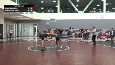 141 lbs Placement Matches (16 Team) - Joshuah Valdivia, Lemoore College vs Micah Van Grol, Santa Ana