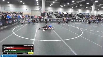 102 lbs Cons. Round 4 - Aidan Aure, WI vs Isaac Wignall, IA