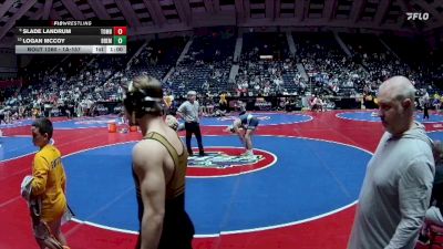 1A-157 lbs Cons. Round 2 - Logan McCoy, Bremen vs Slade Landrum, Toombs County