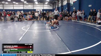 95 lbs Quarterfinal - Lincoln Bastian, Idaho Gold vs Anthony Flores, Fighting Squirrels