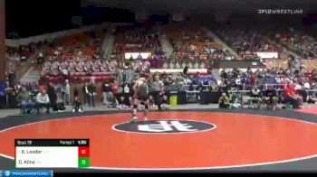 170 lbs Champ. Round 1 - Brett Loader, Clay Center Community vs Damien Kline, LaCygne-Prairie View