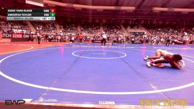82 lbs Round Of 16 - Sadie Yang-Elson, Summit Wrestling Academy vs Amour'ah Taylor, D3 Wrestling Cluib