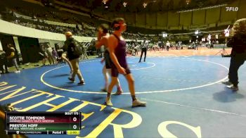 165 lbs 3rd Place Match - Scottie Tompkins, Hanover Hawkeye Youth Wrestlin vs Preston Hoff, Pit Bull Wrestling Academy