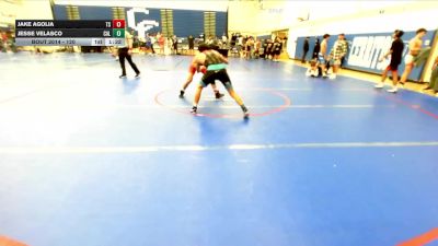 120 lbs 1st Place Match - Jesse Velasco, OCRTC vs Jake Agolia, Team SoCal