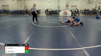 97 lbs Round 1 - Ray Lecker, Unattached vs Rhys Jackson, Wolverine Wrestling Club