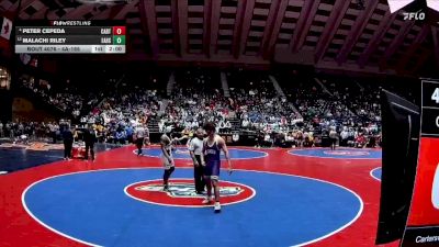 4A-165 lbs Champ. Round 1 - Malachi Riley, Eastside Hs vs Peter Cepeda, Cartersville
