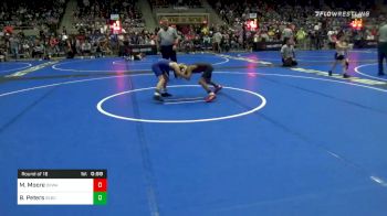 70 lbs Prelims - Maddox Moore, Okwa vs Braylon Peters, Sebolt Wrestling Academy