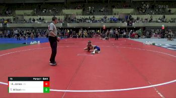 75 lbs Champ. Round 1 - Axl Jones, Legends Of Gold vs Trevor Wilson, Grapplers