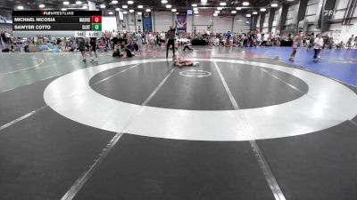 85 lbs Rr Rnd 3 - Michael Nicosia, Mat Assassins Red vs Sawyer Cotto, Dueling Bandits