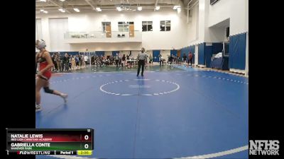 110 lbs Champ. Round 2 - Natalie Lewis, Red Lion Christian Academy vs Gabriella Conte, Hanover Park