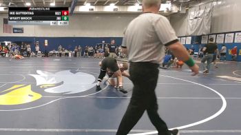 149 lbs Quarterfinal - Ike Guttentag, Wesleyan (CT) vs Wyatt Brock, Johnson & Wales (RI)