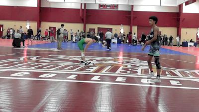 113 lbs Quarterfinal - Mason Barbosa, Top Flight Wrestling Academy vs Antoine Jackman, Doughboy