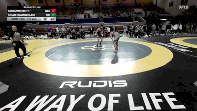 175 lbs Consolation - Benjamin Smith, New York Military Academy vs Brian Chamberlain, Wyoming Seminary