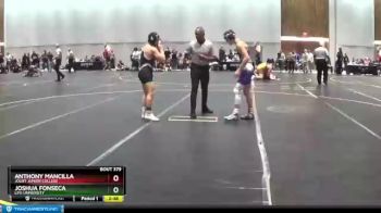 133 lbs Cons. Round 3 - Anthony Mancilla, Joliet Junior College vs Joshua Fonseca, Life University