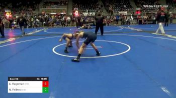 96 lbs Consolation - Adam Hageman, Ottawa Mat Masters vs Nolan Fellers, Sebolt Wrestling Academy