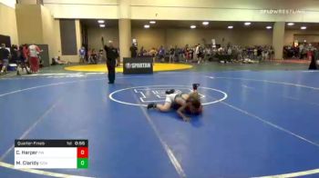 92 lbs Quarterfinal - Chase Harper, Pin N Win Wrestling Club vs Matthew Claridy, Icon Wrestling