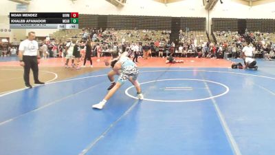 150-I lbs Consi Of 8 #2 - Noah Mendez, Governor Mifflin vs Khaleb Afanador, Mac Arthur