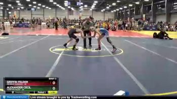 96 lbs Round 1 - Griffin Felder, Midwest Maniacs vs Alexander Cecil, Team Michigan