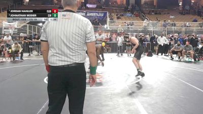 175 1A Cons. Round 3 - Johnathan Moder, St. John Neumann vs Jordan Haigler, Florida